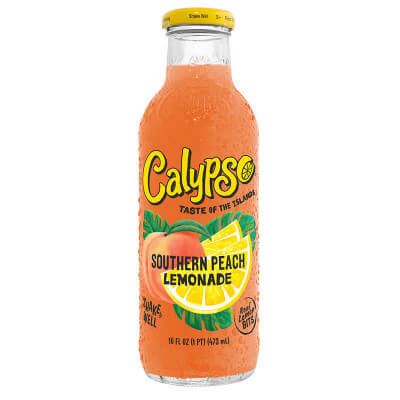 Calypso citronnade pêche Boissons Cristal Delivery 