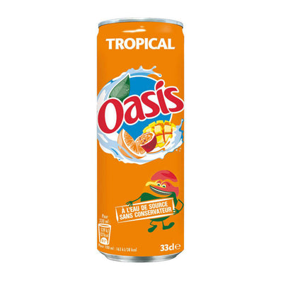 Canette Oasis tropical Boissons Cristal Delivery 