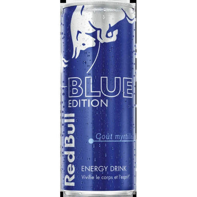 Canette Red bull blue Boissons Cristal Delivery 